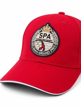 River Woods Spa Francorchamps Belgian Grand Prix Red Adjustable Cap Hat NWT